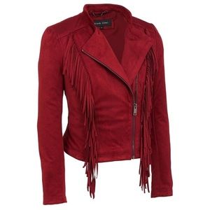 XL- New Burgundy Suede Jacket